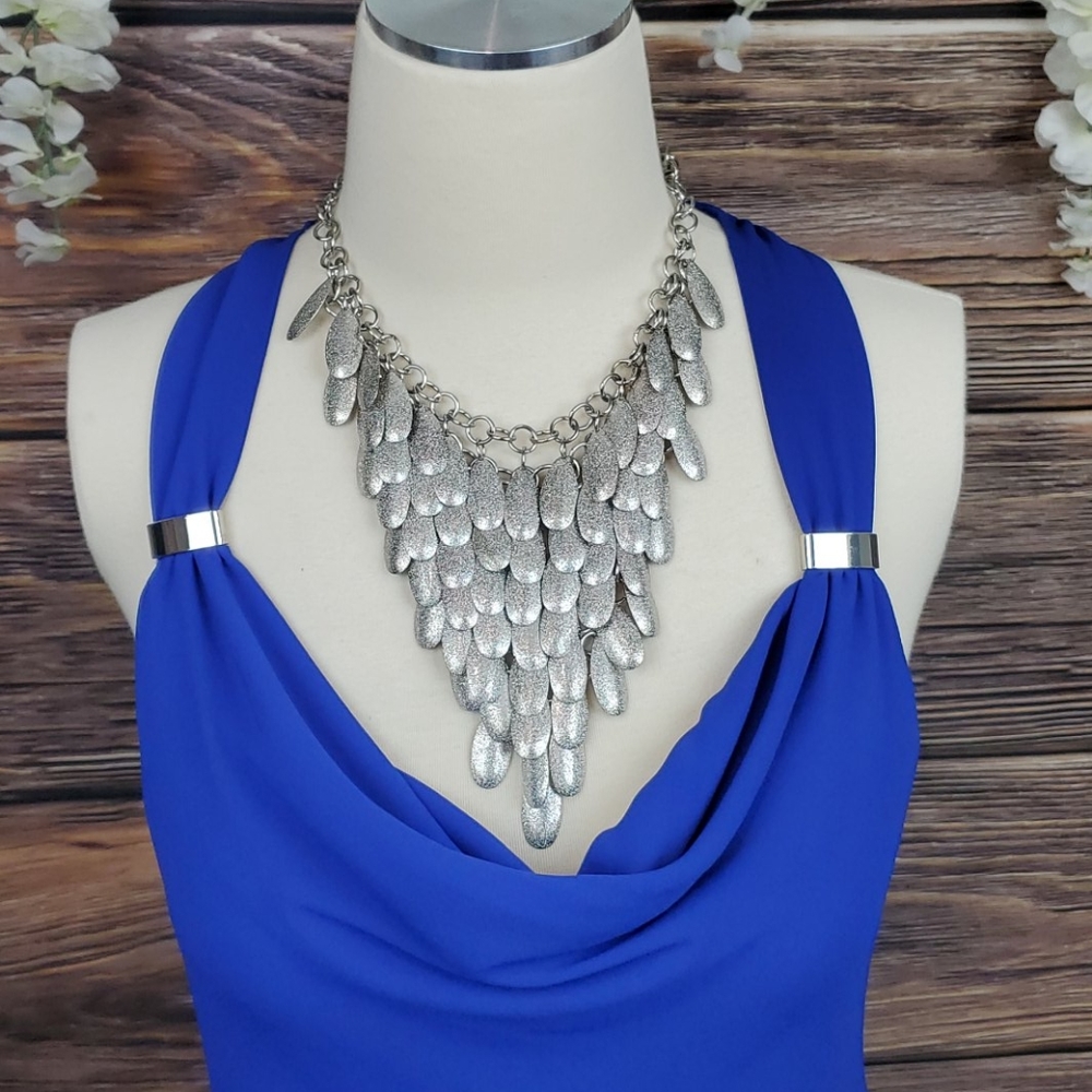 Silver Tear drop Necklace